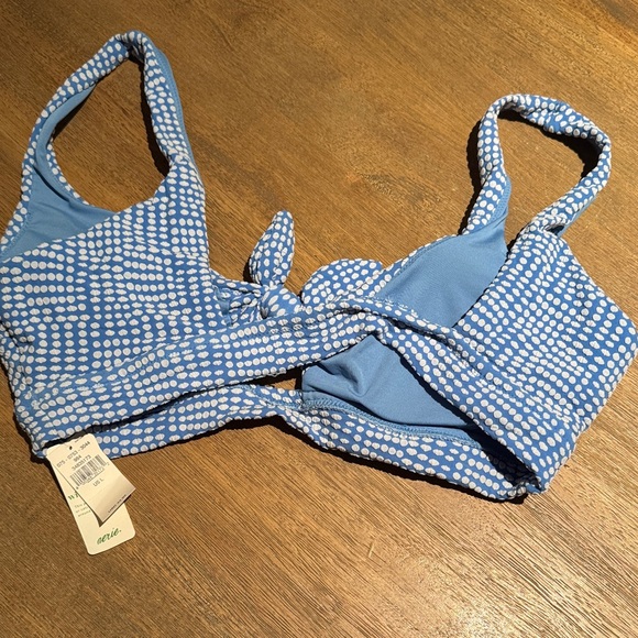 Aerie Blue & White Bikini Set | Size L | NWT - Picture 6 of 6